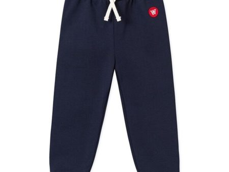 Wood Wood Ran Kids Sweatpants Navy Online now