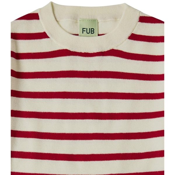 FUB Ecru Crimson Red Blus Sale