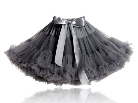 Dolly by Le Petit Tom Skirt Dark Grey Cheap