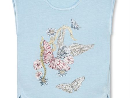 Zadig & Voltaire Pale Blue T-shirt For Sale