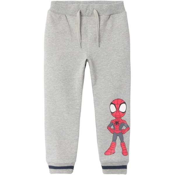 Name it Grey Melange Detlef Spidey Sweatpants Hot on Sale