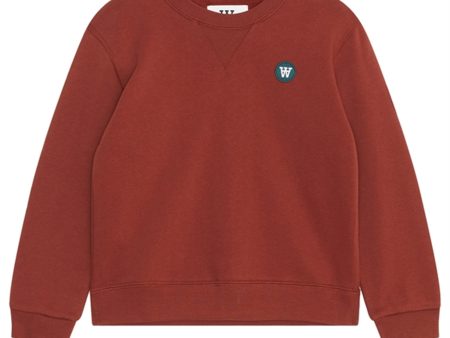 Wood Wood Autumn Red Rod Sweatshirt For Cheap