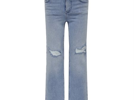 Kids ONLY Light Blue Denim Juicy Wide Leg Denim Jeans Fashion