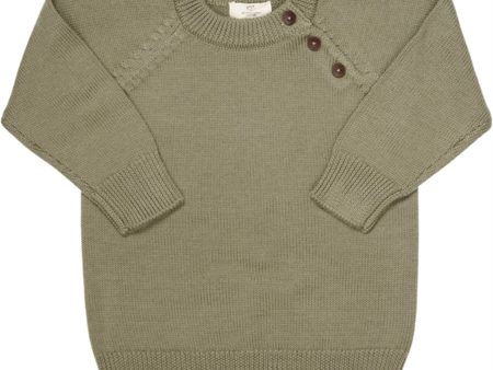 Copenhagen Colors Sage Green Merino Classic Pullover Sale