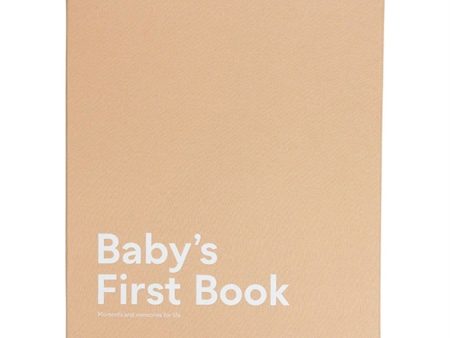 Design Letters Baby s Första Bok Pastel Beige Discount