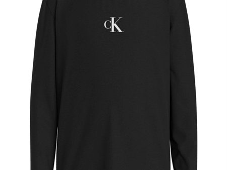 Calvin Klein Ck Logo Bluse Ck Black Hot on Sale