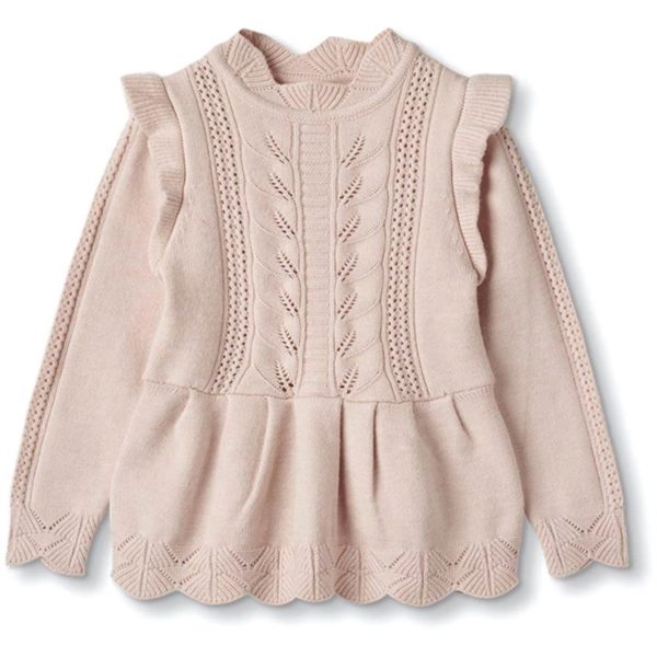 Fliink Peach Whip Alilly Peplum Pullover For Cheap