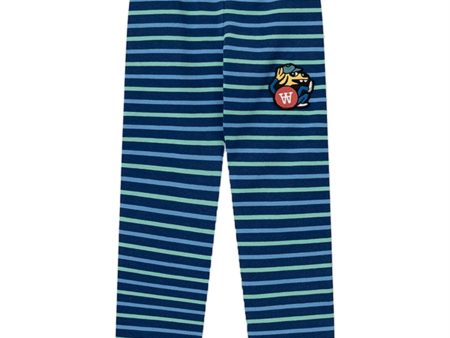 Wood Wood Navy Stripes Ira Doggy Patch Leggings Hot on Sale