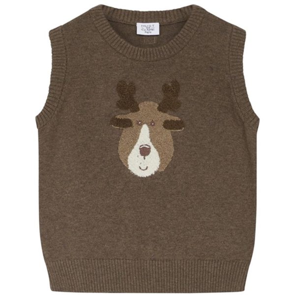 Hust & Claire Mini Cub Brown Princo Pullover Online now