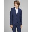 Jack & Jones Junior Medieval Blue Solaris Blazer Noos Hot on Sale