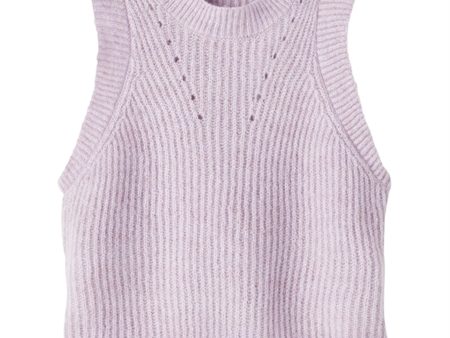 Name it Lavender Mist Retulle Stickat Slipover Discount