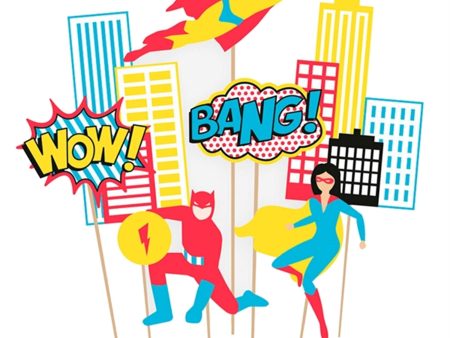 My Little Day Super Heroes Cake Toppers Online