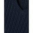 Name it Dark Sapphire Ruso Stickat Slipover For Cheap