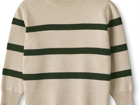 Fliink Sandshell Pinegrove Stripe Pullover For Sale