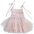 Dolly by Le Petit Tom Unicorn Rainbow Ballerinaskor Tulle Tutu Klänning Rainbow Pastel Fashion