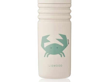 Liewood Lionel Statement Vandflaske 430 ML Oh Crab Sandy Online Hot Sale