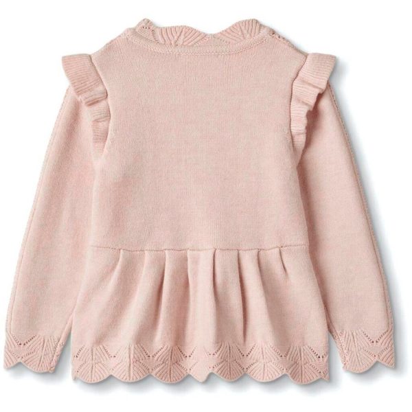 Fliink Peach Whip Alilly Peplum Pullover For Cheap