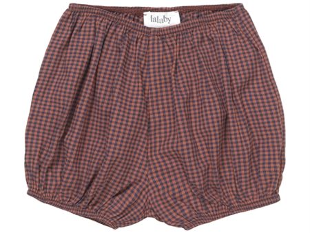 lalaby Indigo Check Nelly Bloomers For Discount