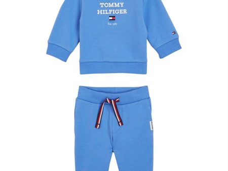 Tommy Hilfiger Bebis Th Logo Set Blue Spell on Sale