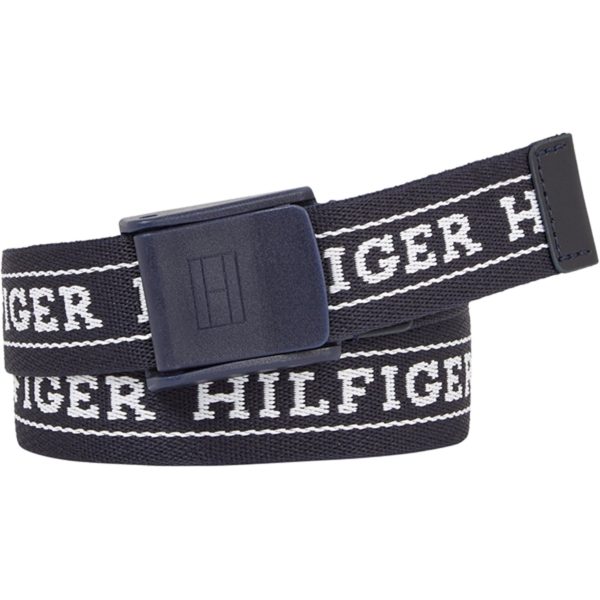 Tommy Hilfiger Webbing Bälte Space Blue Discount