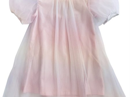 Dolly by Le Petit Tom Unicorn Rainbow Puff Tulle Klänning Rainbow Pastel Online Sale