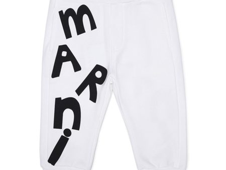 Marni White Sweatpants Supply