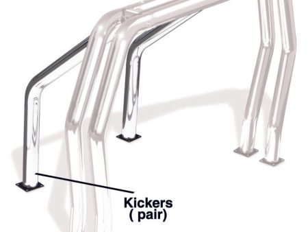 Go Rhino RHINO Bed Bar - Kickers - Chrome Discount